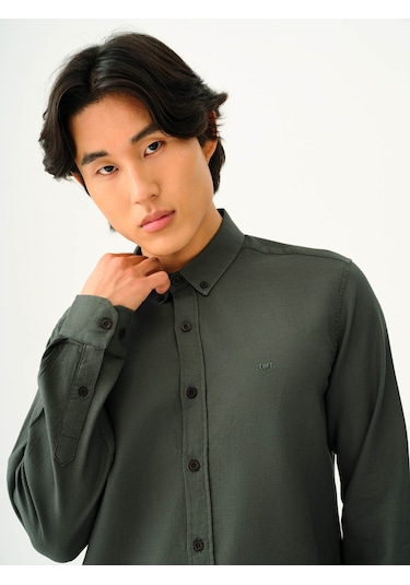 Loft Erkek Gömlek Haki Lf2030872 25kp69000018 P69195 Haki