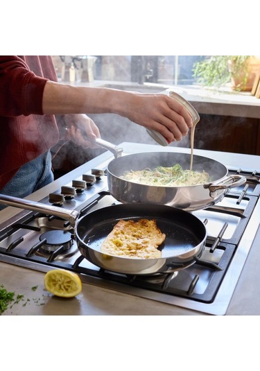 Joseph Joseph 1000057 Space 28 Cm Çelik Seramik Kızartma Tavası Inox