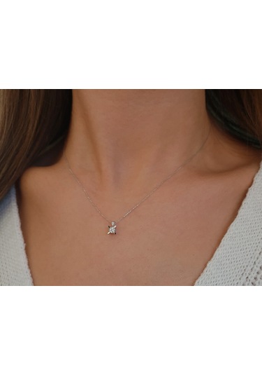 Sirius F Renk 0,18 Karat Pırlanta Tektaş Kolye 0847P0006