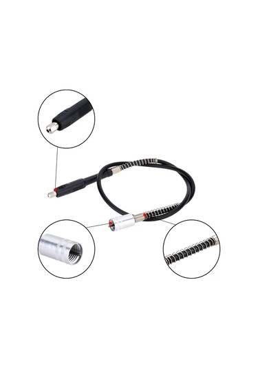 Xindoker 180w Esnek Şaftlı Elektrikli Taşlama Aksesuarı - Gravür Ve Parlatma İçin