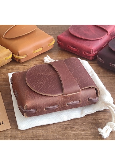 Sumerian Leather Craft  Deri Sigara Kılıfı Tarçın