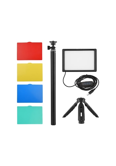Lemestar Fotoğraf Işığı Andoer Usb Led Video Işık Kiti Fotoğrafçılık Aydınlatma 3200k-5600k 120 Adet Bon