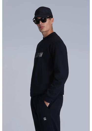 Lufian Luther Erkek Sweatshirt Lacivert 001