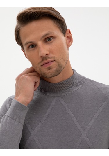 Pierre Cardin Erkek Gri Kazak /triko 50317520-vr024 Gri