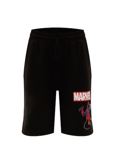 Bl Spıderman 20gfb647 4fx Siyah Erkek Çocuk Şort Siyah
