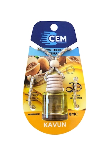 Cem Car Care Cam Fanus Kavun Ayna Kokusu 8 ML
