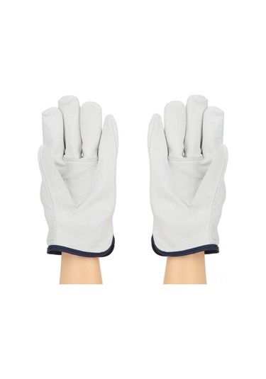 Mufunye Koyun Derisi Kaynakçılık Eldiveni - Kaynak, Kesim, Metal Dövme İşleri İçin Kayganlık Engelleme, Isı Yalıtımı Ve Dayanıklılık