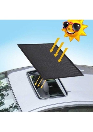 Tongxida Araba Sunroof Manyetik Emme Kapağı, 100x65 Cm, Araba Sivrisinek Ekranı Diğer