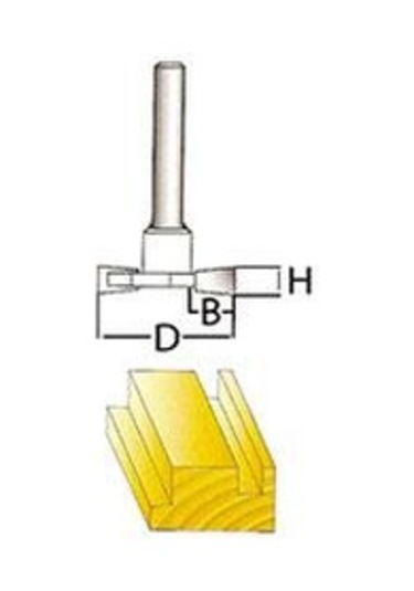 Kohertz Freze Bıçağı No 31-B 3 Bıçaklı Stand Kanal Açma Bıçağı