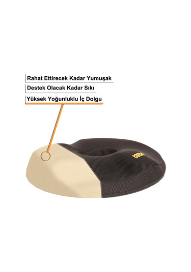 Beddo Airfile Serisi Yeni Nesil Ortopedik Oturma Simidi