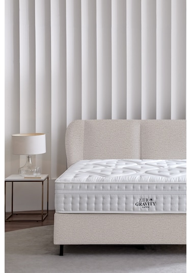 Yataş Marlin 3'lü Yatak, Baza, Başlık Set - Krem 90x190 Cm