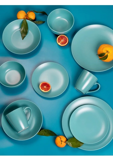 Korall Salata Kasesi 14cm/600ml Set 2 Adet Color Tiffany 316610919 Turkuaz