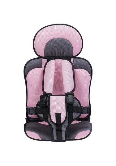 Tongxida Araba Taşınabilir Çocuk Koltuğu, Pembe+gri, 54x36x25cm