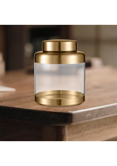 Suntek Hava Geçirmez Saklama Kavanozu Kapaklı Mühürlü Altın