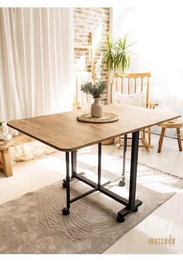 Katlanır Masa - Atlantik Çam Ahşap