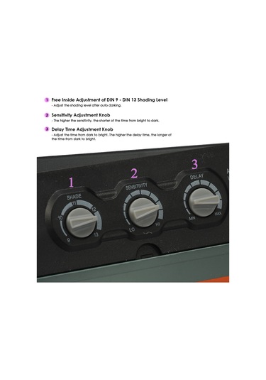 Mufunye Otomatik Aydınlatma Kayıp Welder Lens - Güneş Enerjili Ve Lityum Pil İle Uv/ır Koruma, Mıg/tıg Kaynak İçin