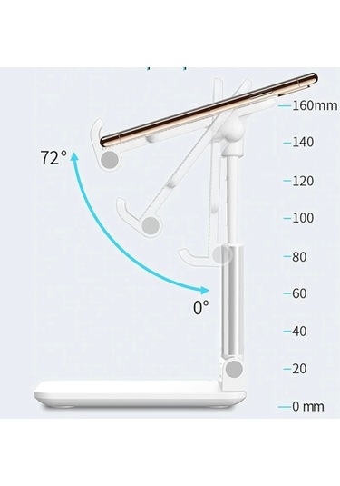 Pratik Katlanabilir Masaüstü Telefon Tutucu Stand Cm-157