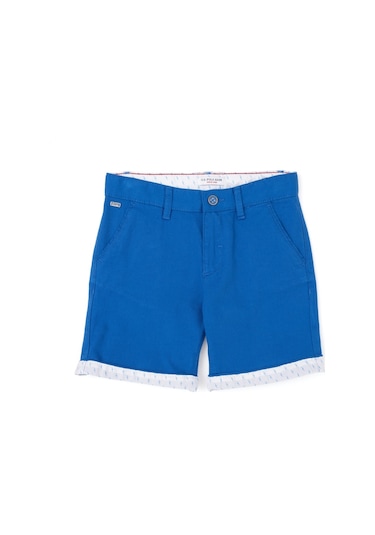 U.s. Polo Assn. Erkek Çocuk Saks Şort / Bermuda 50282972-vr045 Mavi