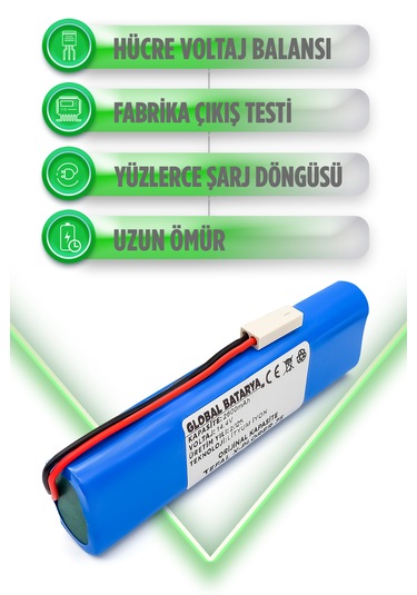 Tefal X-plorer 75 Batarya 2600mah Lityum İyon Pil