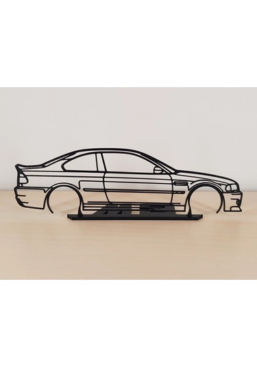 Bmw M3 E46 20cm Plastik Masa Süsü Masa Dekorasyonu