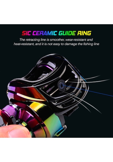 Lemestar Dw130 Sol El Metal Balık Makinesi - 7.2:1 Diş Oranı, 10kg Maksimum Sürtünme, 9+1 Yataklı Mikro Örgü