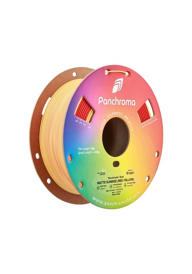 Polymaker Panchroma Dual Pla Mat Gündoğumu Kırmızı - Sarı