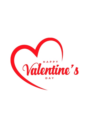 Happy Valentine's Day & 14 Şubat Sevgililer Günü Sticker-3 Renkli