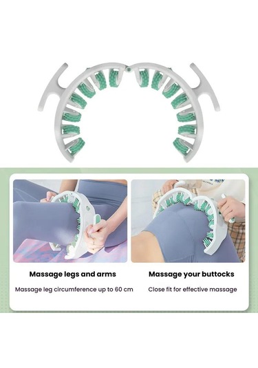 Bacak Tekerlekli Masaj Aleti Avokado Yeşili Yeşil