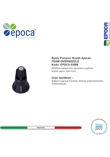 Epoca Pompa Köpük Memesi-tüm Epoca Pompalarıyla Uyumlu