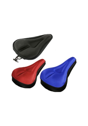 Fochsia 01 Kırmızı Tarzı Yumuşak Kalın Bisiklet Koltuk Nefes Alabilen Sele Kılıfı - 29cm X 19cm X 2,9cm Altın