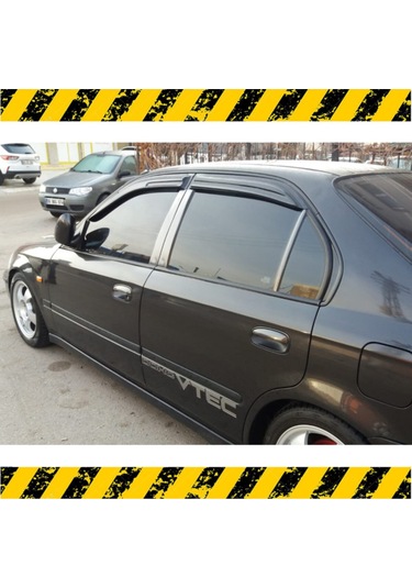 Honda Civic Mügen Cam Rüzgarlığı Sedan 1996 2001 Arası 4 Lü Set