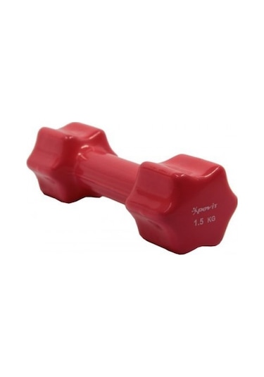 Dambıl 1.5 KG x 1 Adet Deluxe Pvc Kaplama Demir Dambılıl Pembe