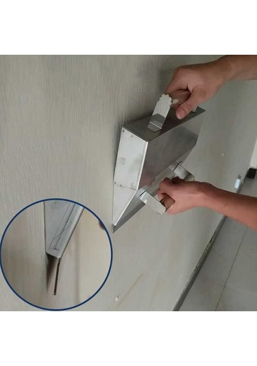 Moveevo Paslanmaz Çelik Harç Spatula, Ergonomik Kollü, 325mm Geniş, Çimento Ve Mortar İçin Dayanıklı Tuvalet Aracı