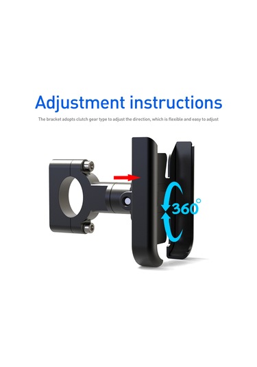 Ranyeek Alüminyum Cnc Motor Bisiklet Elektrikli Araç Telefon Tutucu 4-6.5 İnç, Titreşim Azaltıcı, 20-30mm Direk Uyumlu, Sağlam Tutma - Gümüş GÜMÜŞ