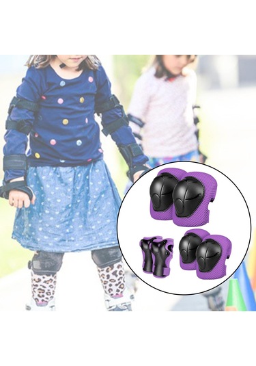 Suntek Bisiklet Açık Hava Etkinlikleri Için Çocuk Dişli Seti Mor