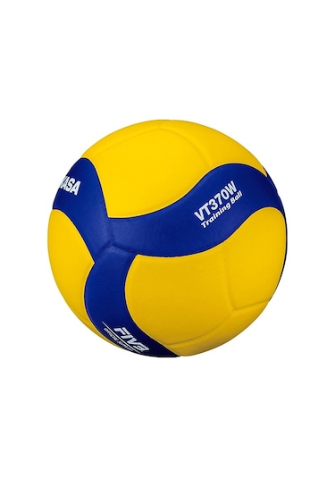 Mikasa VT370W No 5 Pasör Eğitim Voleybol Topu Mavi Sarı Mavi - Sarı