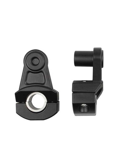 Ganzhoushop Yükseltici Uzantıları Suntek Siyahı Motosiklet Motosiklet Montaj Kiti Için Gidonu Adaptörü Ln Siyah