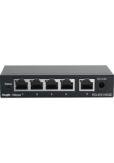 Ruijie Reyee RG-ES105GD 5 Port Metal Kasa Gigabit Switch