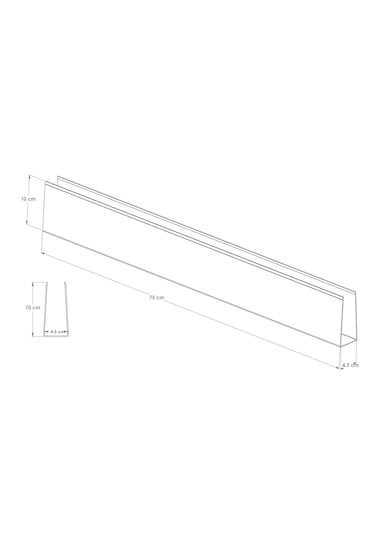 Kapı Altı Koruma U Plastik Beyaz Diğer