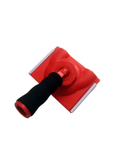 Symbee Köşe Ve Kenar Tamirat Aleti - Evrensel Yuvarlak Kenar Fırçası, Sponge Değişim Padleri 2 Adet , Dayanıklı Nylon - Kırmızı