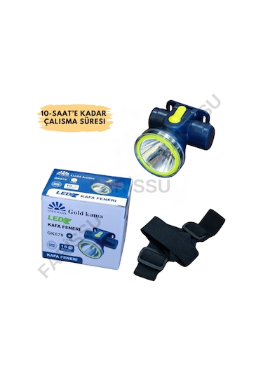 Gold Gk-670 Düşük Modda 10 Saat Kesintisiz Aydınlatma Lacivert