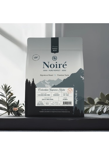 Noire Colombia Supremo Huila 250g %100 Arabica Single Origin Çekirdek