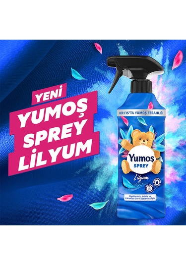 Yumoş Sprey Yıkaması Zor Eşyalar için Lilyum 2 x 450 ML