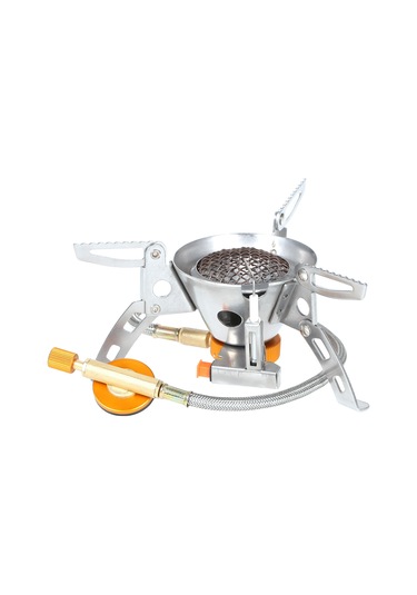 Ximistore9 Taşınabilir Fümeüstü Çadır Ocağı - Rüzgar Direnci, Enerji Tasarrufu Ve Yüksek Isı Verimi İle Piknik Ve Kamp İçin Gümüş