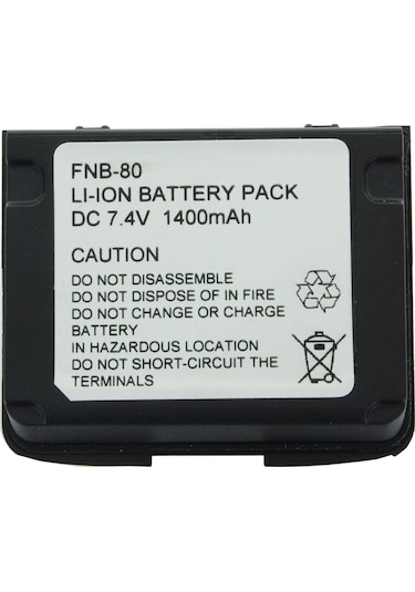 Yaesu Pil Fnb-58 Fnb-58li Fnb-80 Fnb-80li 7.4 V 1400 Mah İçin Uygun Pil