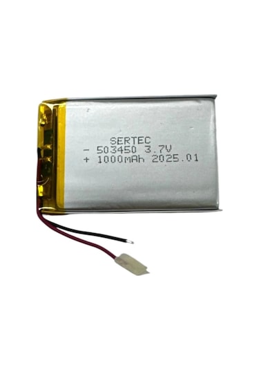 503450 3.7v 1000 Mah Li-polymer Pil Devreli/1.5a