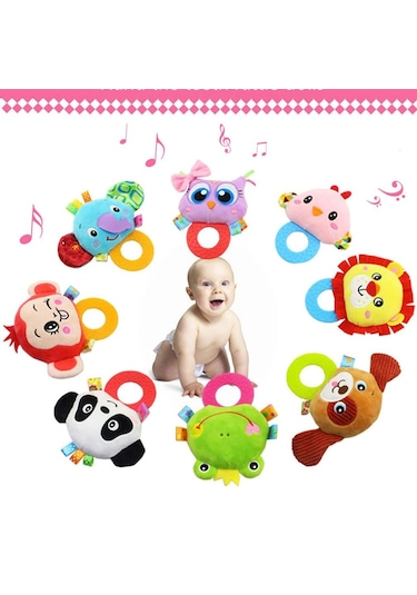 Sozzy Toys Çıngıraklı Dişlik Maymunum Çok Renkli