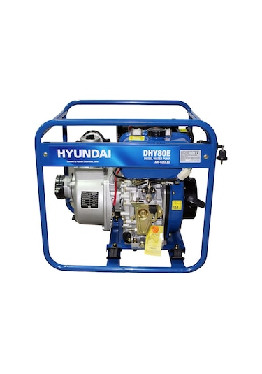Hyundai Dhy80e Dizel Marşlı Su Motoru 3''