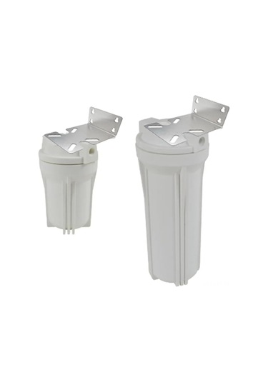 Youtek Stainless Steel Su Filtresi Kasa Braketi - Hava Ve Fırtına Dayanıklı, Duvar/potaya Montajlı, Sağlam Bağlantı Sağlar Vidalı Yok Gümüş