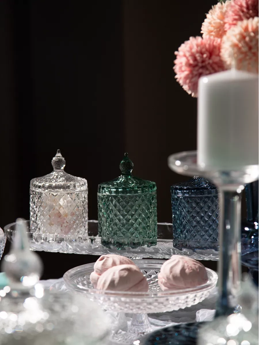 Lefard "dıamant" Şekerlik 250 Ml Kapaklı Cam 178969488